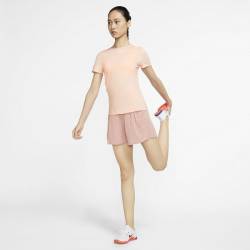 Woman T-Shirt Nike Pro 365 SS ESSENTIAL - pink