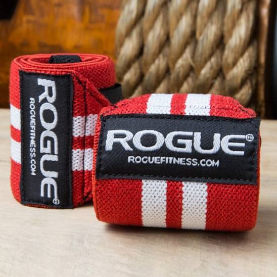 Wrist wraps Rogue - Red White - 12
