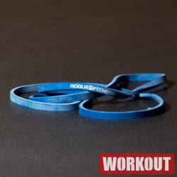 Odporová guma Rogue - Modrá 50 lbs / 22,5 kg