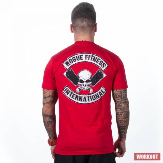 Pánské tričko Rogue International - červené