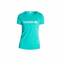 Woman T-Shirt Rogue Basic - aqua