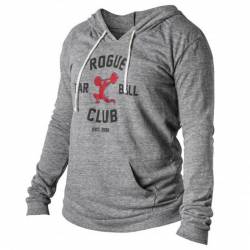 Woman hoodie Rogue Barbell Club 2.0 - gray