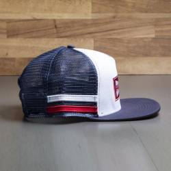 Cap Rogue Striped Trucker Hat - Flat Bill