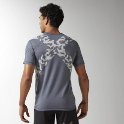 Pánské tričko CrossFit BURNOUT TEE SOLID BJ9847