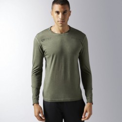Pánské tričko CrossFit WASHED LONG SLEEVE BJ9849