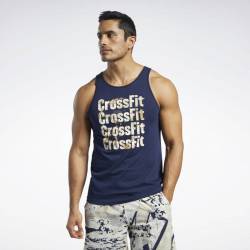 Pánské tílko Reebok CrossFit Games Print Logo Tank - FU1787