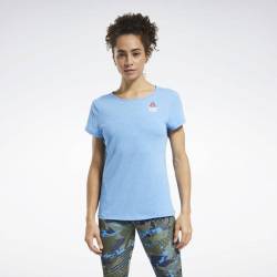 Woman T-Shirt Reebok CrossFit AC + Cotton Tee Games - FS7604