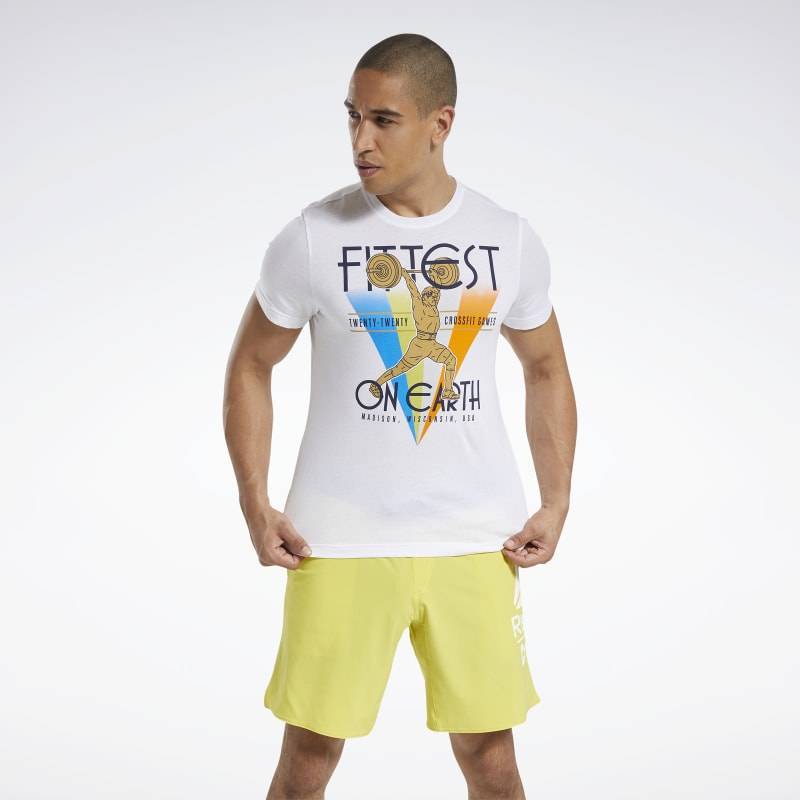 Pánské tričko Reebok CrossFit Fittest On Earth Tee - FU1868