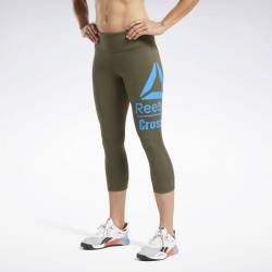 Dámské legíny Reebok CrossFit Lux 3/4 LG BR - FU2161