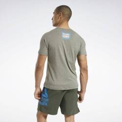 Pánské tričko Reebok CrossFit AC + Cotton Tee Games - FU1778
