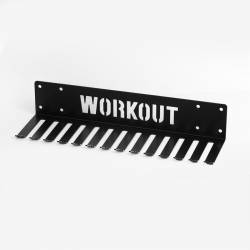 Holder for jump ropes and resistance bands on the wall - Workout - black