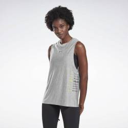 Dámský top Les Mills Gaphic Muscle Tank - GE1015