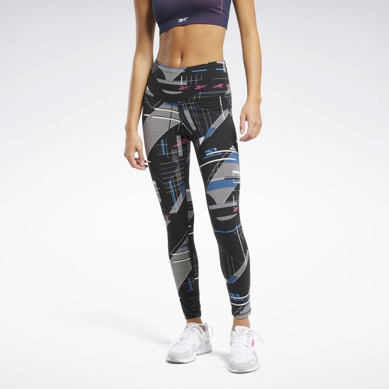 Dámské legíny MYT Cotton HR AOP Legging - FU2437