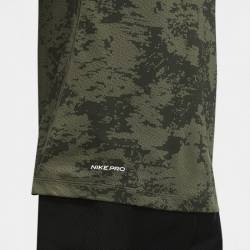 Herren T-Shirt Nike TOP SS SLIM AOP - grün/camo
