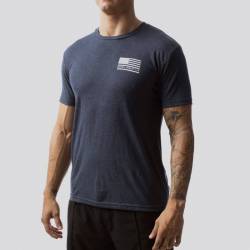 Man T-Shirt The American Protector 2.0 T-Shirt (Navy)