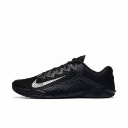 Man training Shoes Nike Metcon 6 - Black Metallic Silver