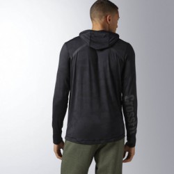 Pánská mikina CrossFit JACQUARD HOODY BK1086