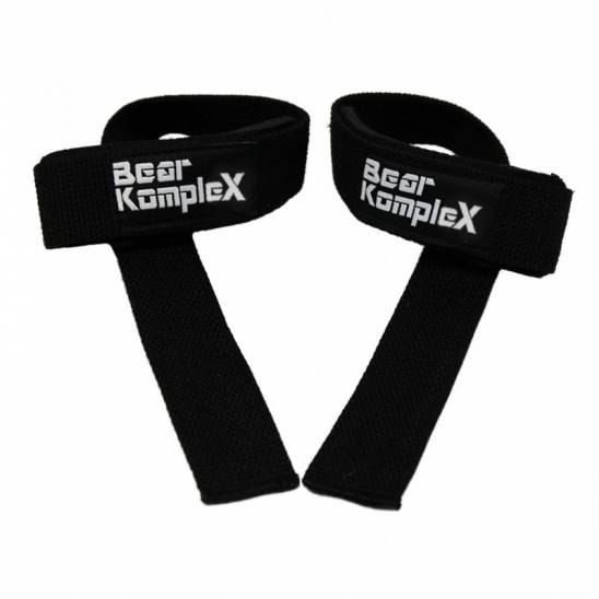Bear KompleX Lifting Straps (Pair) -Black