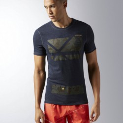 Pánské tričko crossfit POLY BLEND G1 BK1096