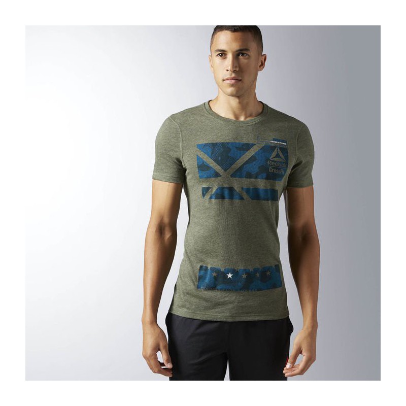 Pánské tričko crossfit POLY BLEND G1 BK1098