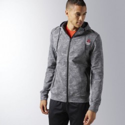 Pánská mikina CrossFit FLEECE FULL ZIP BK1132