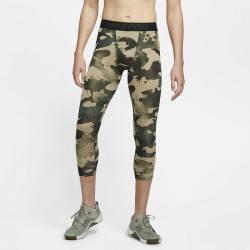 Man Tight Nike Pro Mens 3/4 Camo
