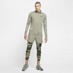 Man Tight Nike Pro Mens 3/4 Camo