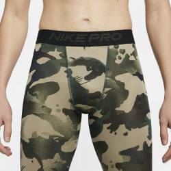 Man Tight Nike Pro Mens 3/4 Camo