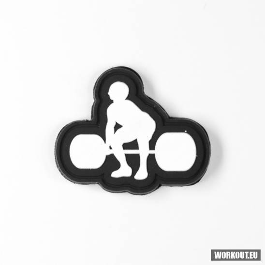 Nášivka se suchým zipem WORKOUT - Deadlift 5 x 4 cm