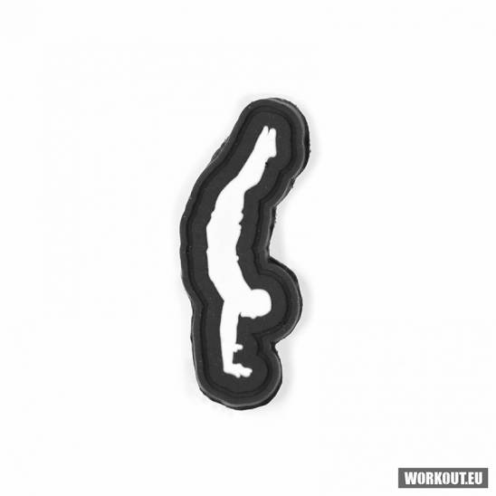 Rubber Velcro patch WORKOUT - Handstand Walk 5 x 2 cm