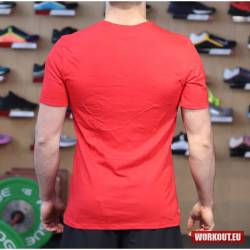 Nike Mens Weightlifting Tee - Red/Gold