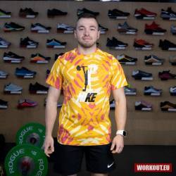 Herren T-Shirt Nike Dri Fit Festival - mango