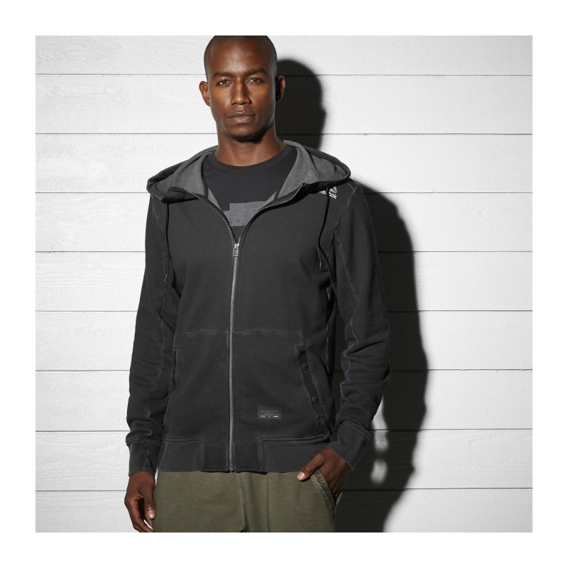 Pánská mikina NOBLE FIGHT FULL-ZIP HOOD BK1997