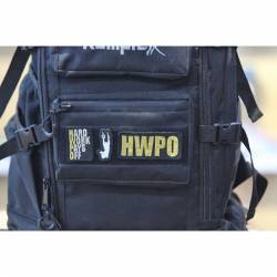 Velcro patch HWPO metalic gold