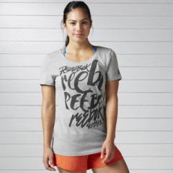 Woman T-Shirt SUPER SCRIPTY SCOOP NECK BK2111