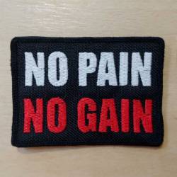 Velcro patch No Pain No Gain