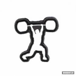 Rubber patch  WORKOUT-weightlifter 5 x 5 cm