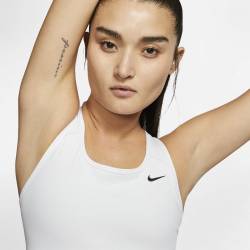 Woman Bra Nike Swoosh - medium support white