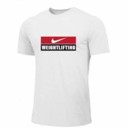Man T-Shirt Nike Weightlifting - White