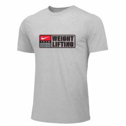 Man T-Shirt Nike Weightlifting Team - Grey
