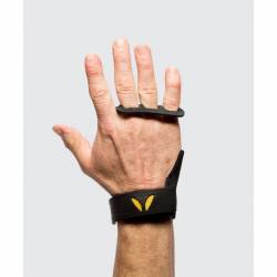 Pánské kožené mozolníky 3-prsté Victory Grips - černé