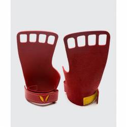 Pánské kožené mozolníky Victory grips 4-prsté - red