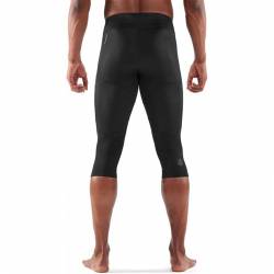 Man compression Tight Skins A400 Black Mens 3/4 ultimate