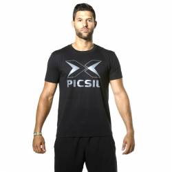 Man T-Shirt Picsil - Black Logo