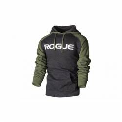 Man hoodie Rogue black/green