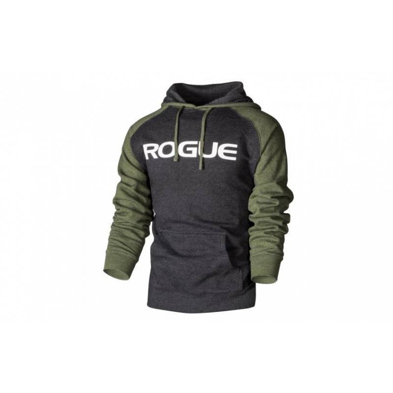 Man hoodie Rogue black/green