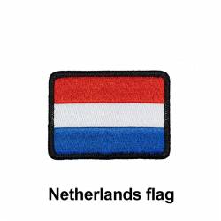 Velcro patch Dutch flag 7 x 5 cm 