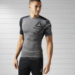 Pánské kompresní tričko ACTVCHL SS GRPHC COMP BK