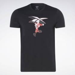 Man T-Shirt Reebok Holiday - black