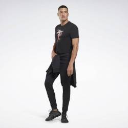Man T-Shirt Reebok Holiday - black